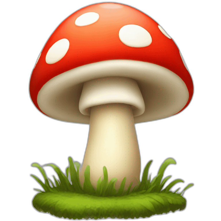 Toadstool from Mario bros. emoji