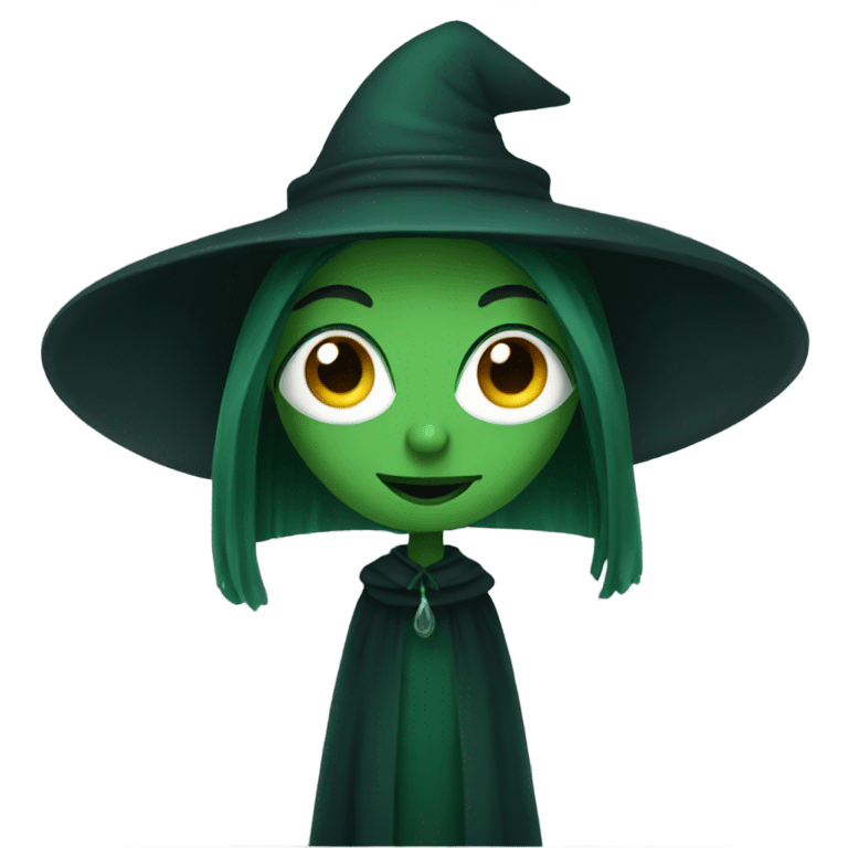 dark Green witch  emoji