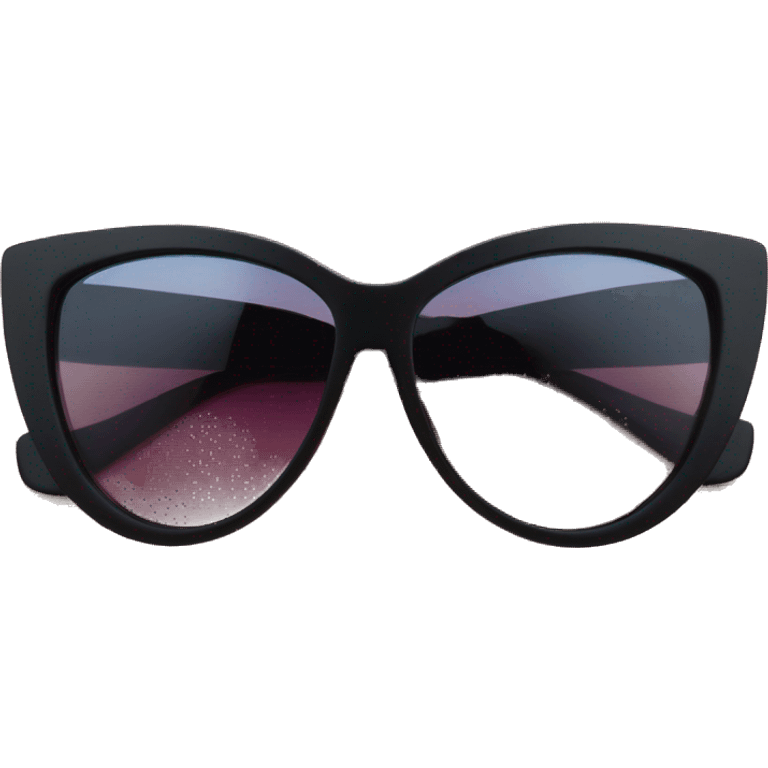 Y2K  Sports Sunglasses front view cat eye emoji