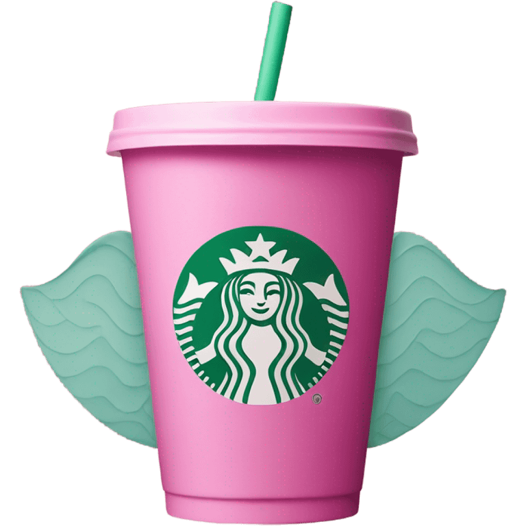 Starbucks pink cup emoji