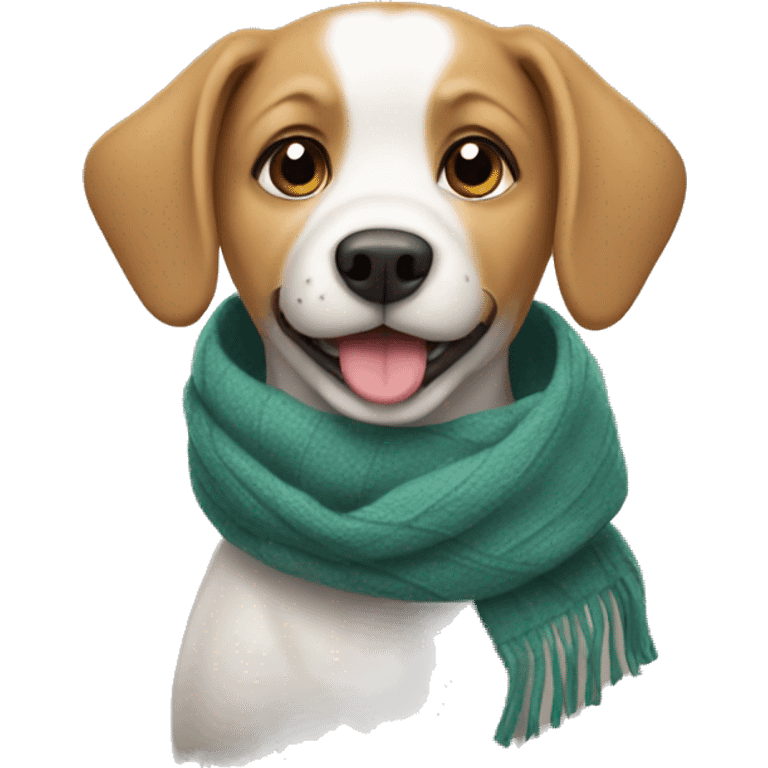 dog with a scarf emoji