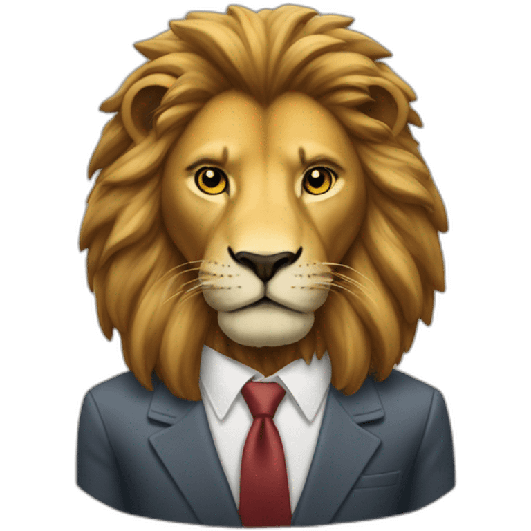 Le lion de wall street emoji