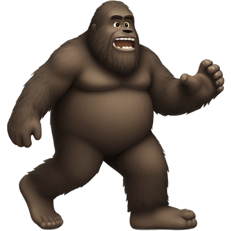 a really big foot emoji