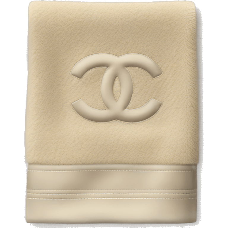 Chanel towel beige emoji