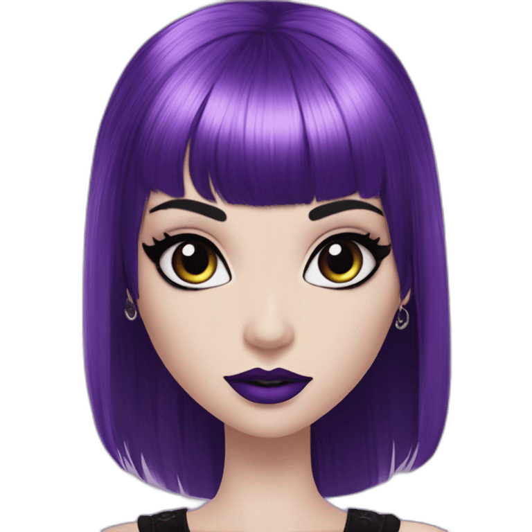 Elissabat-vampire-monsterhigh-goth-romantic-bangs-hair-purple-black emoji