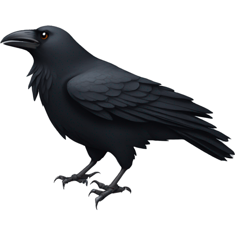 Crow emoji