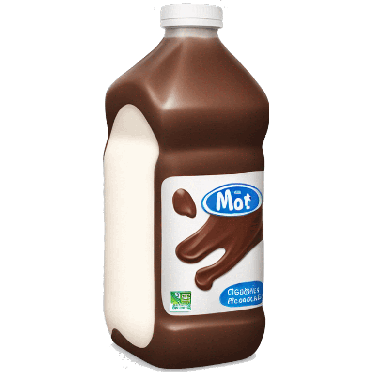 a gallon of chocolate milk emoji