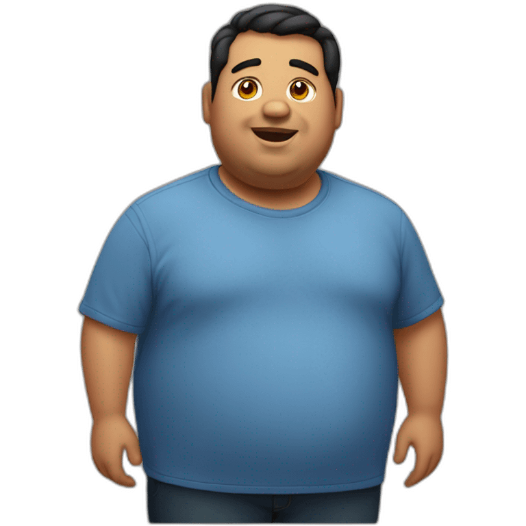 A latino chubby man emoji