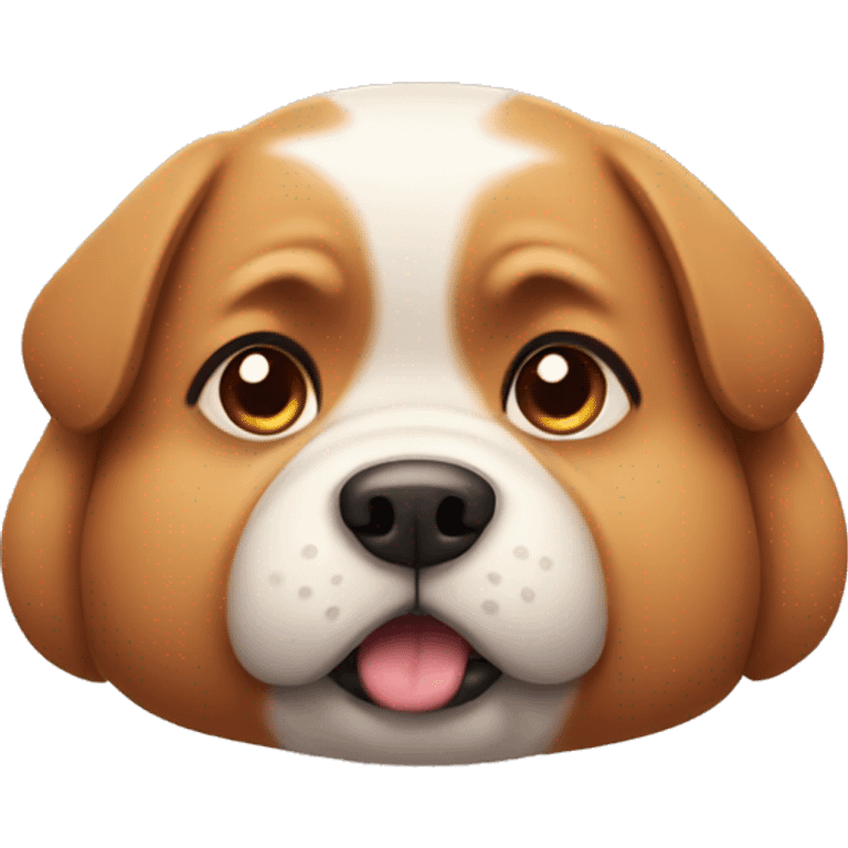 dog that is fat emoji