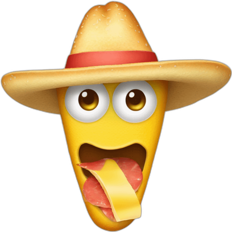 sanwich-de-miga-con-sombrero emoji