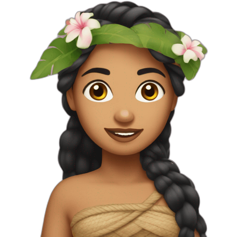 Tahitian Moana emoji