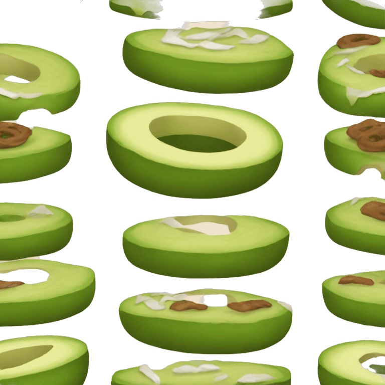 Avocado bagel emoji