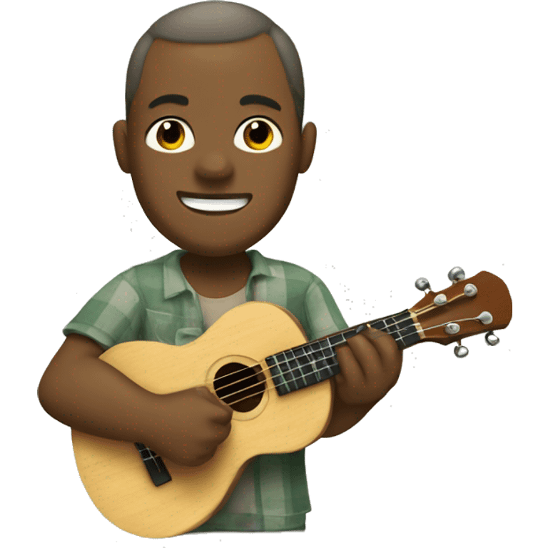 Jack Johnson playing the ukulele  emoji