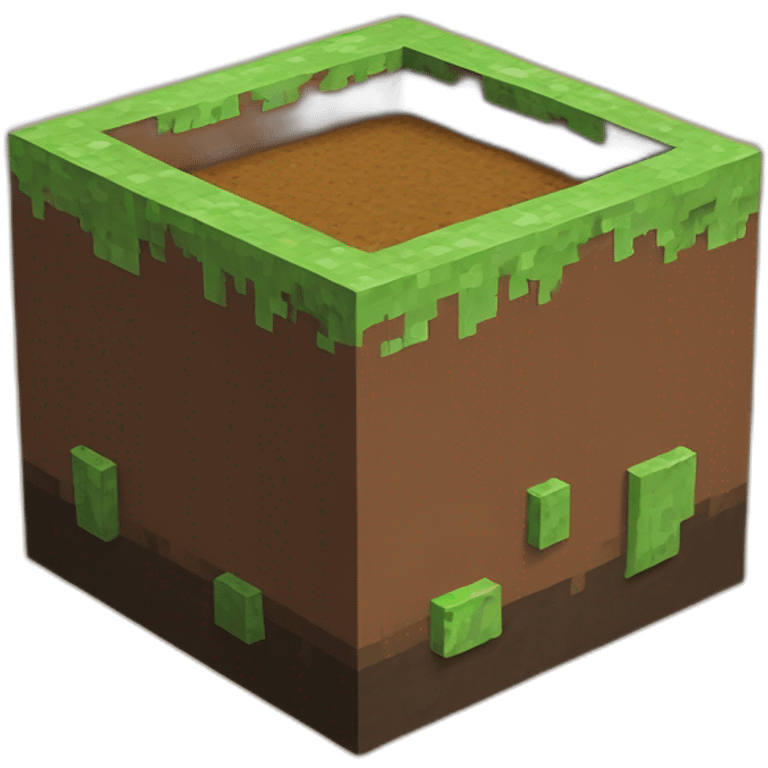 Minecraft dirt block emoji