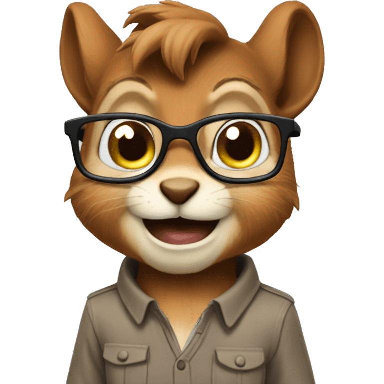 I want a nerd squirrel emoji emoji