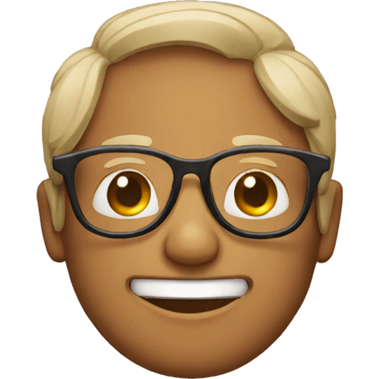 Emoji with glasses emoji