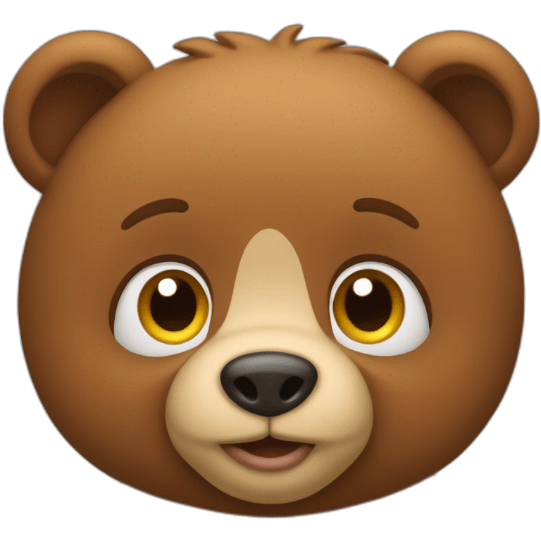 petit ours brun emoji