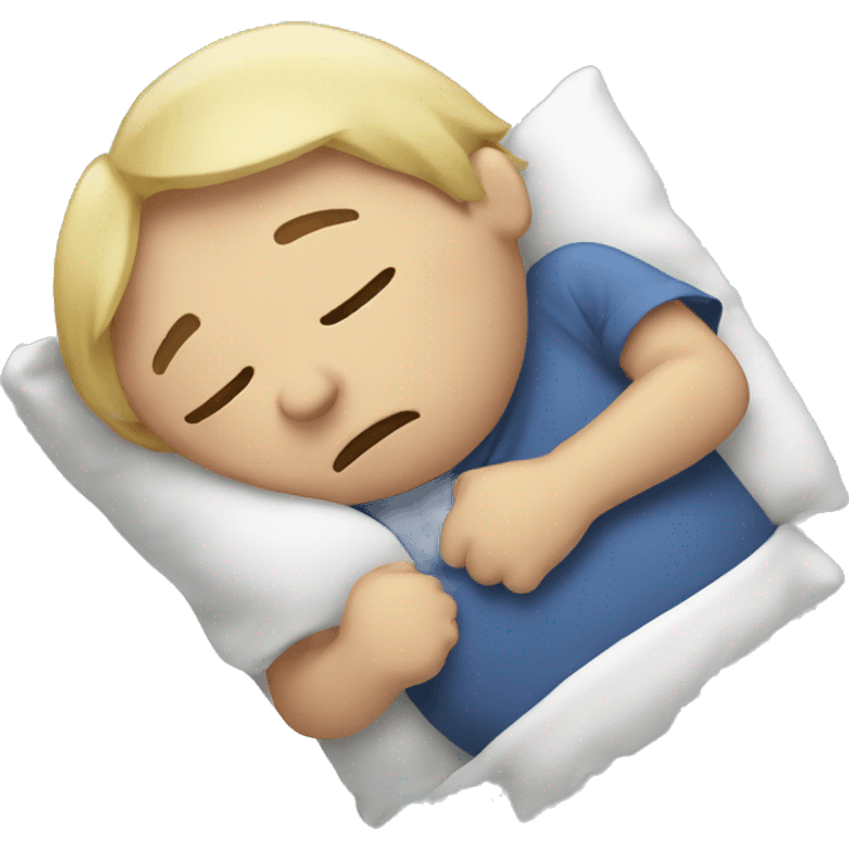 Falling asleep emoji