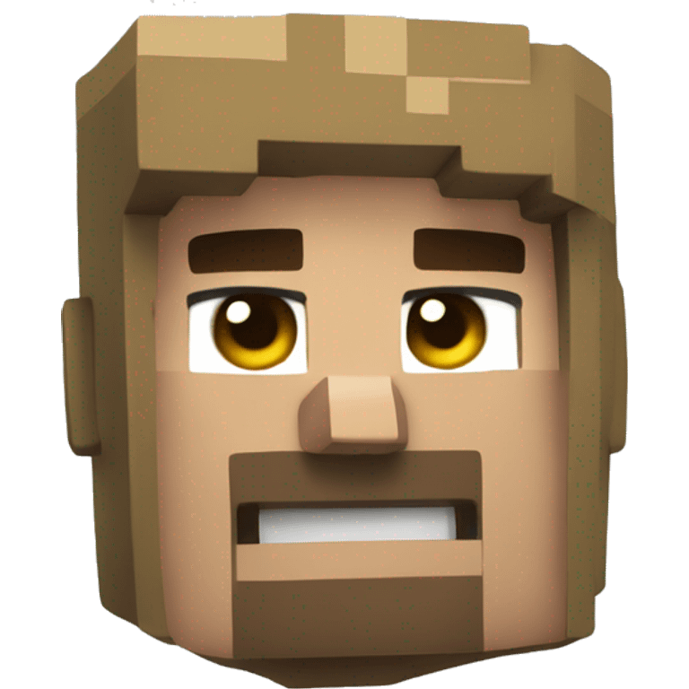 minecraft head like herobrin emoji