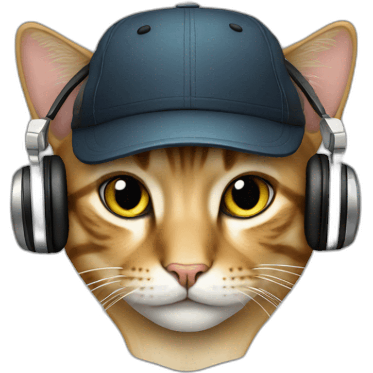 Cat dj  emoji