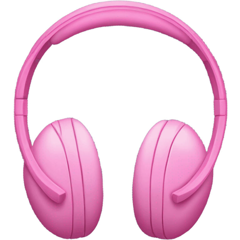 Pink headphones emoji