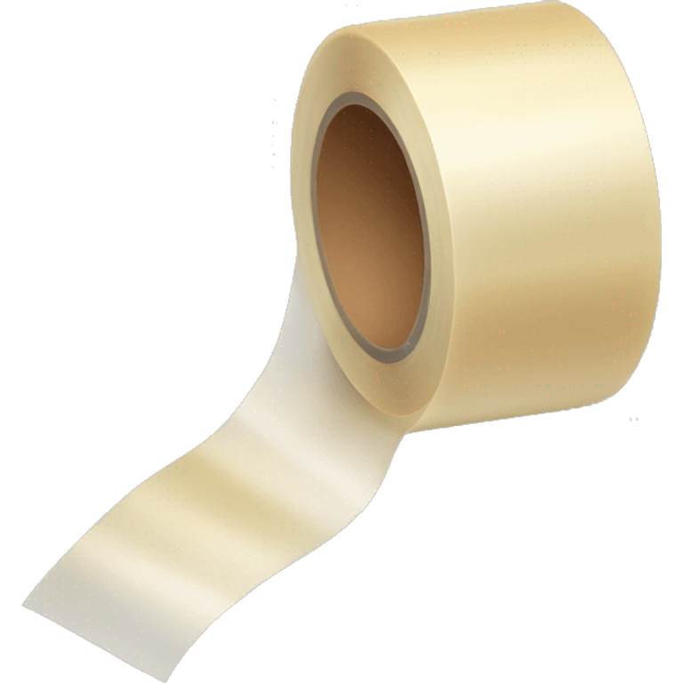 transparent adhesive tape roll emoji