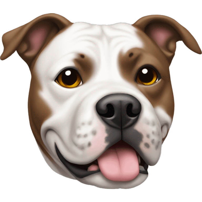 staffy bull dog cross emoji