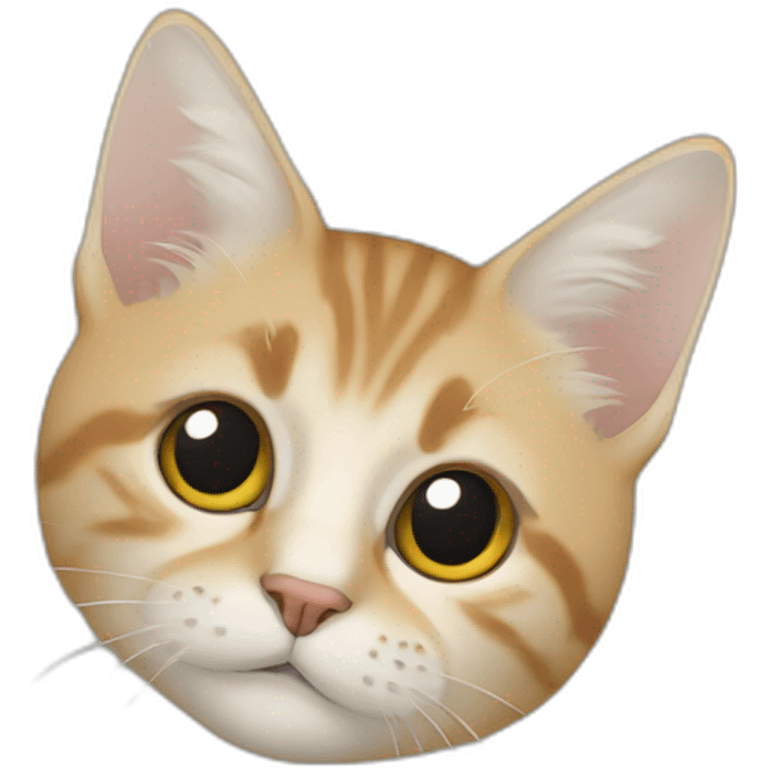 Chat sur tourtue emoji