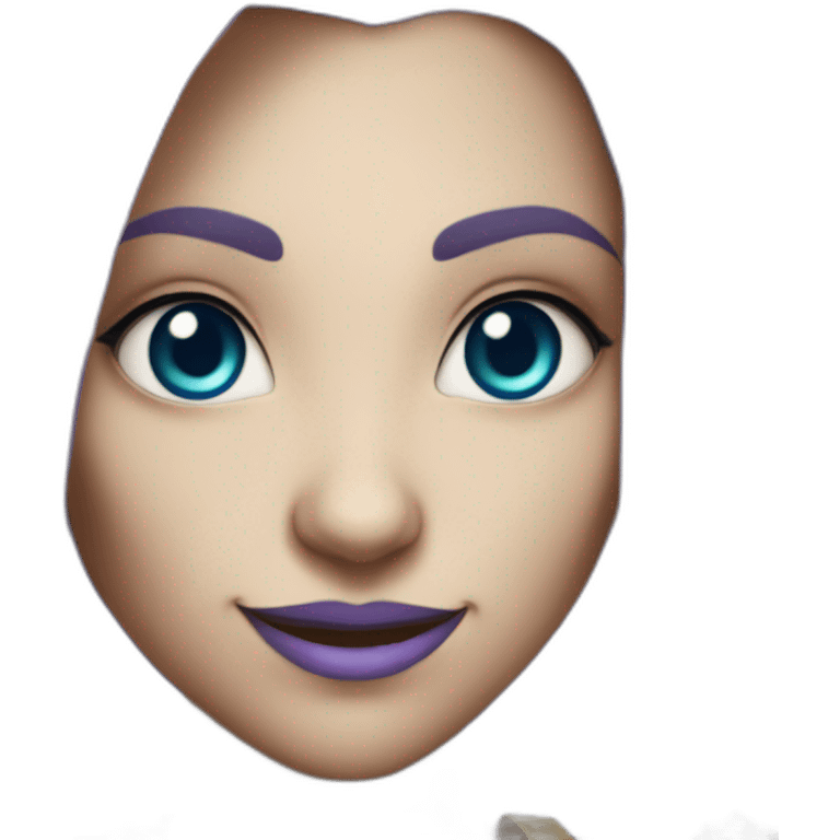 warcraft night elf female smiling emoji