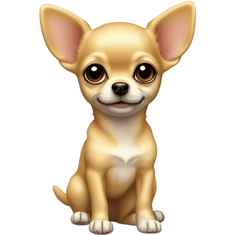 Golden Chihuahua short hair baby emoji