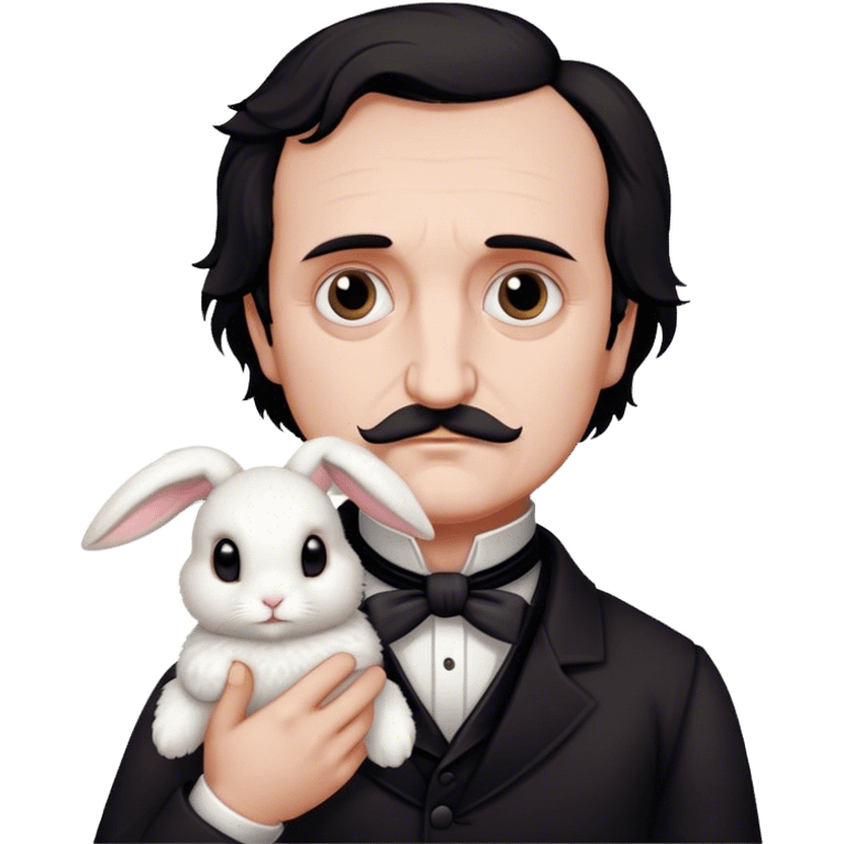 edgar allan poe bunny emoji