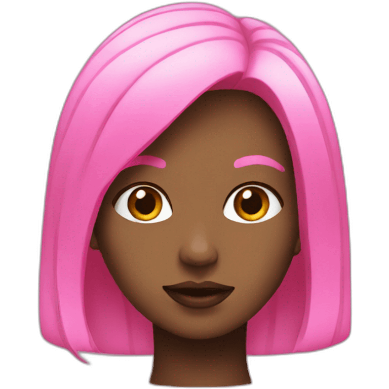 Black + pink emoji