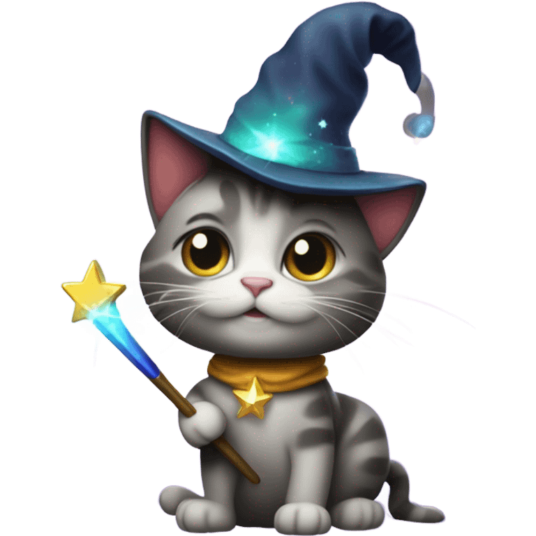 Wizard cat emoji