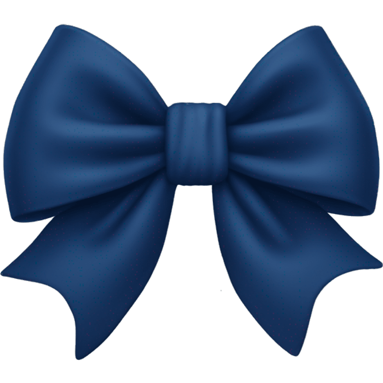 just a navy blue bow with no person emoji