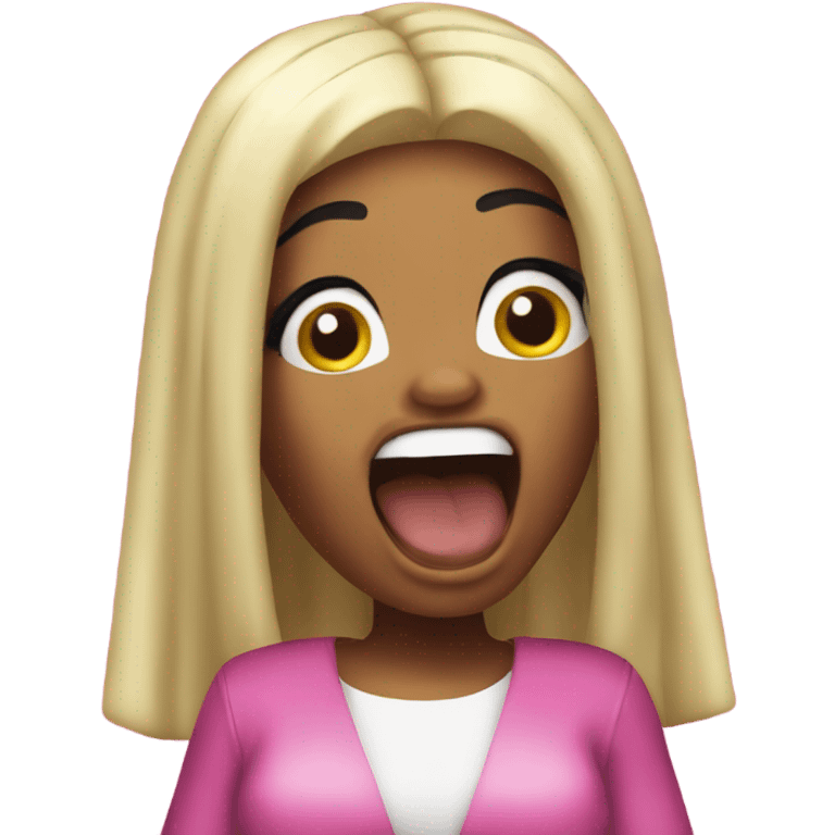 Nicki Minaj singing emoji