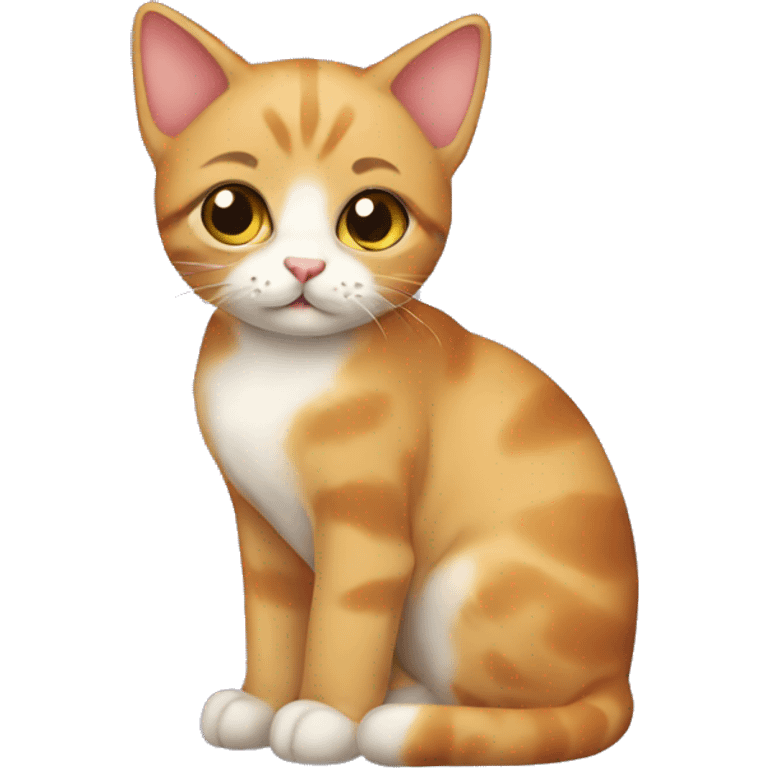 a cute cat emoji