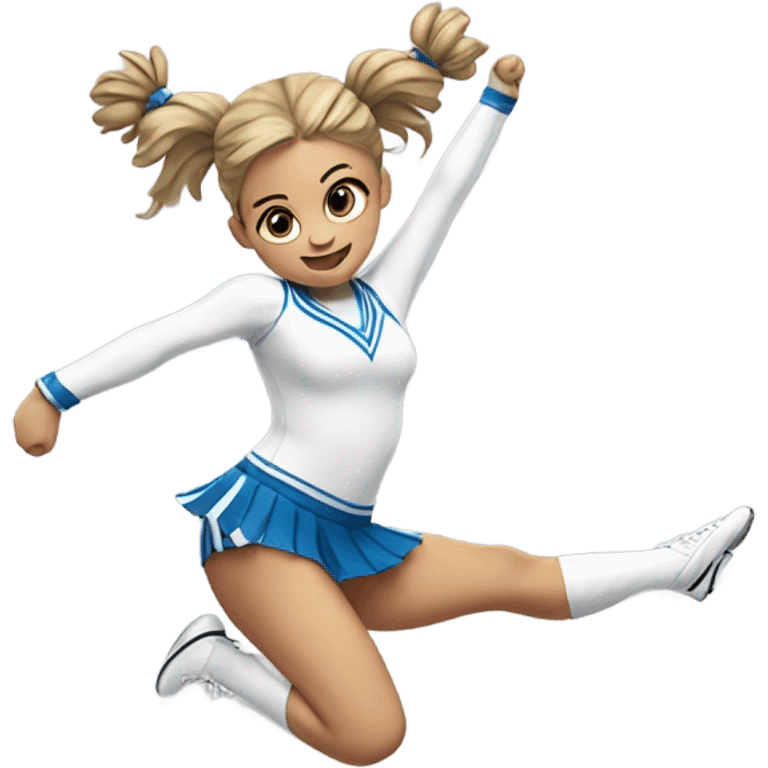 Jumping-splits-white-Cheerleader-pigtails  emoji