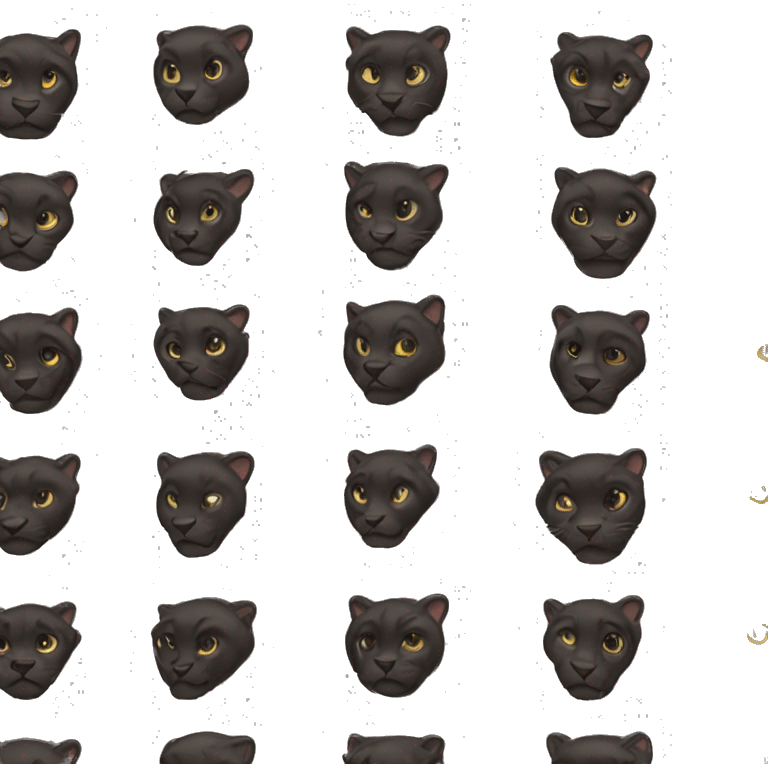 Panther emoji