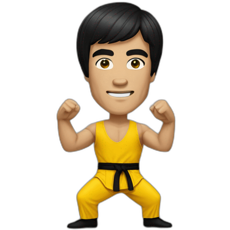 bruce lee emoji