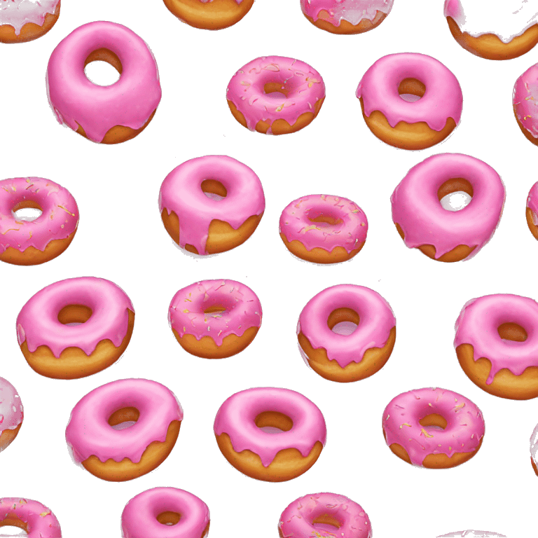 pink donut emoji