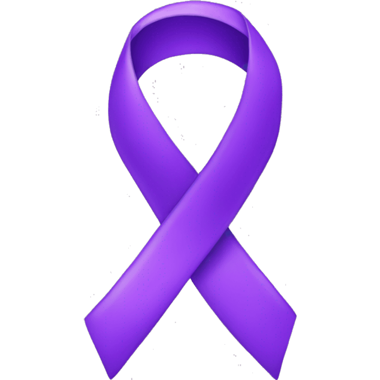 purple ribbon emoji