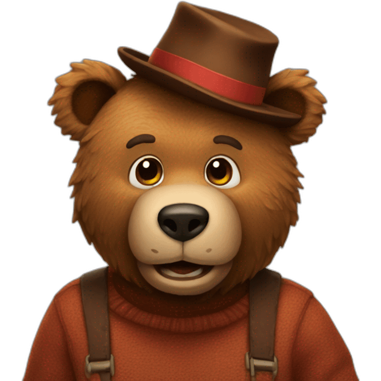 Freddy the bear emoji