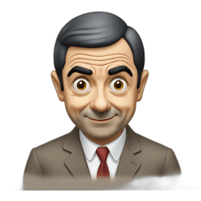 Mr Bean mem emoji