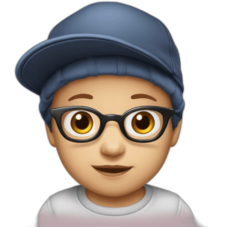 baby-londonien-casquette-lunette emoji