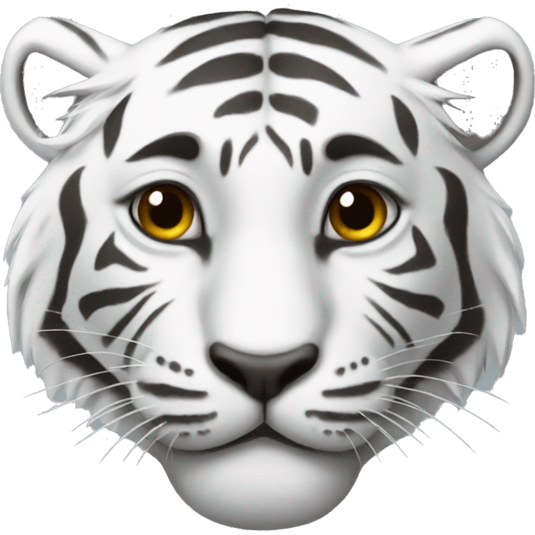 White tiger emoji