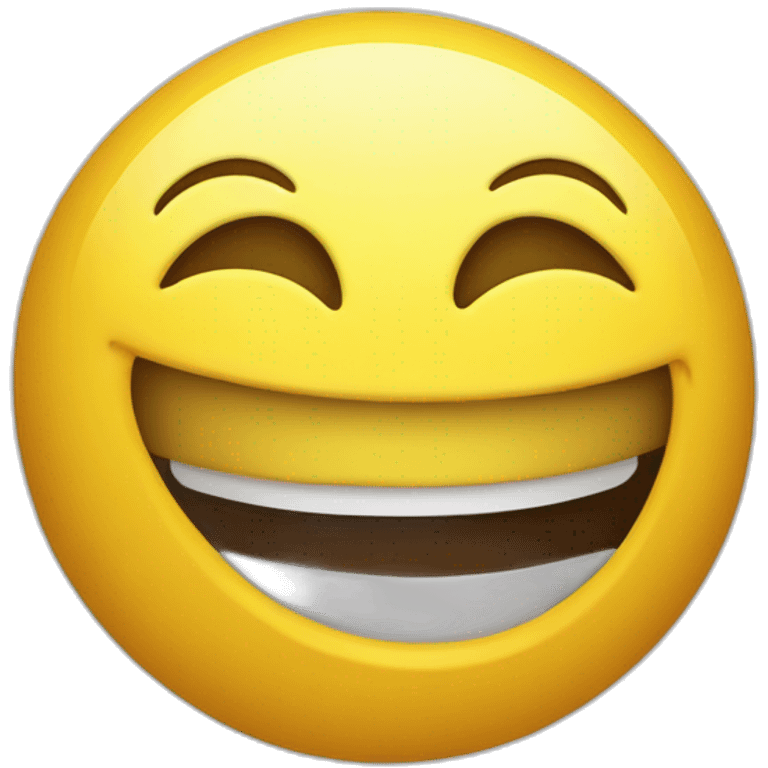 Smiley qui rigole emoji