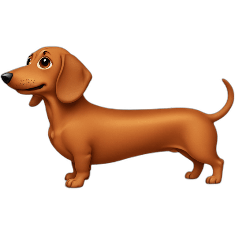 wiener dog love emoji