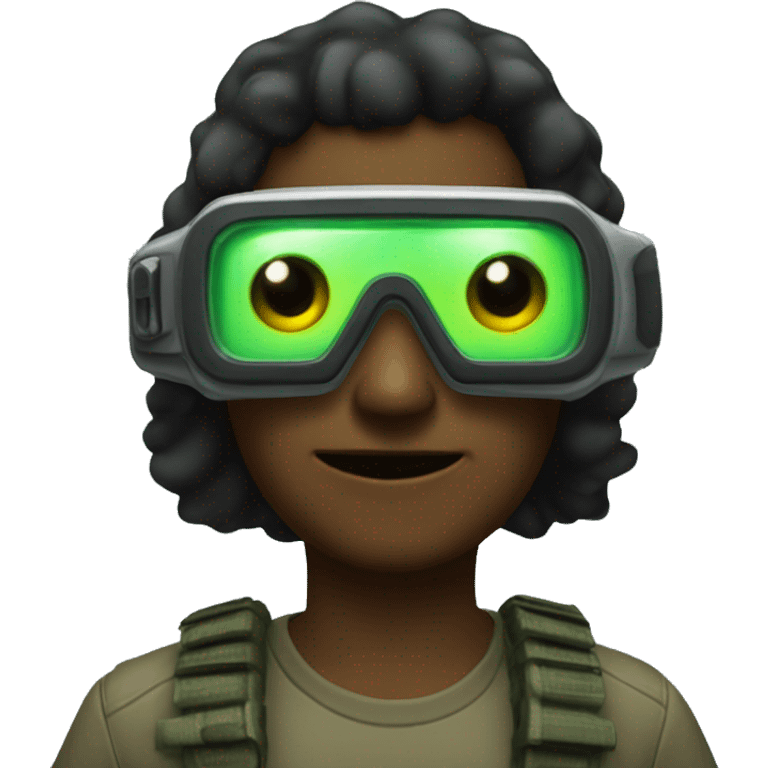 generate me a pair of nightvision goggles emoji