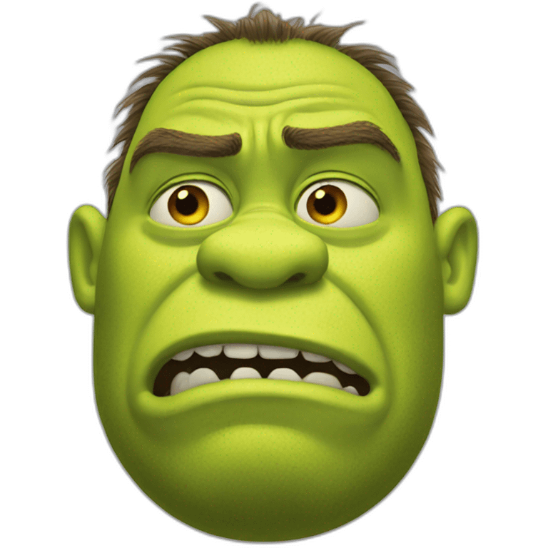 depressed shrek emoji