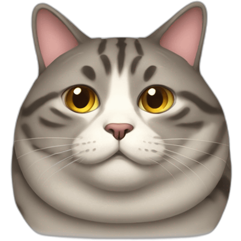 Really fat cat emoji